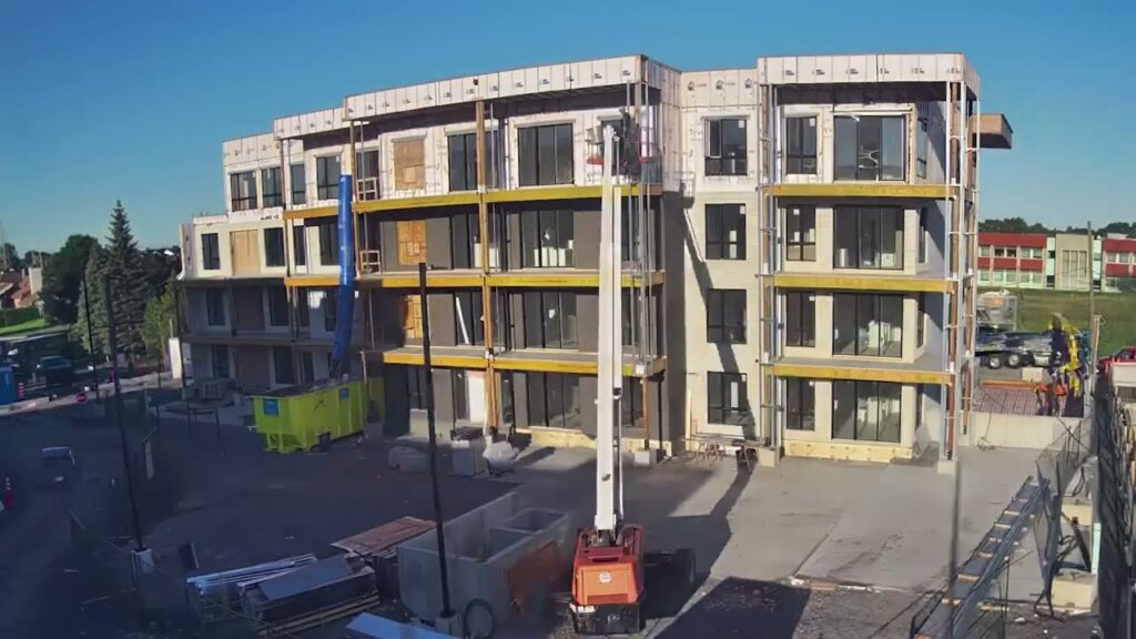 Aera St-Constant — Timelapse de construction à Saint-Constant pour Gestion Rodier | Domrob Films