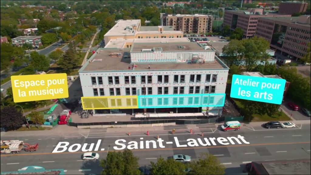 Timelapse de construction de l'École Marie-Anne pour le CSSDM | Domrob Films